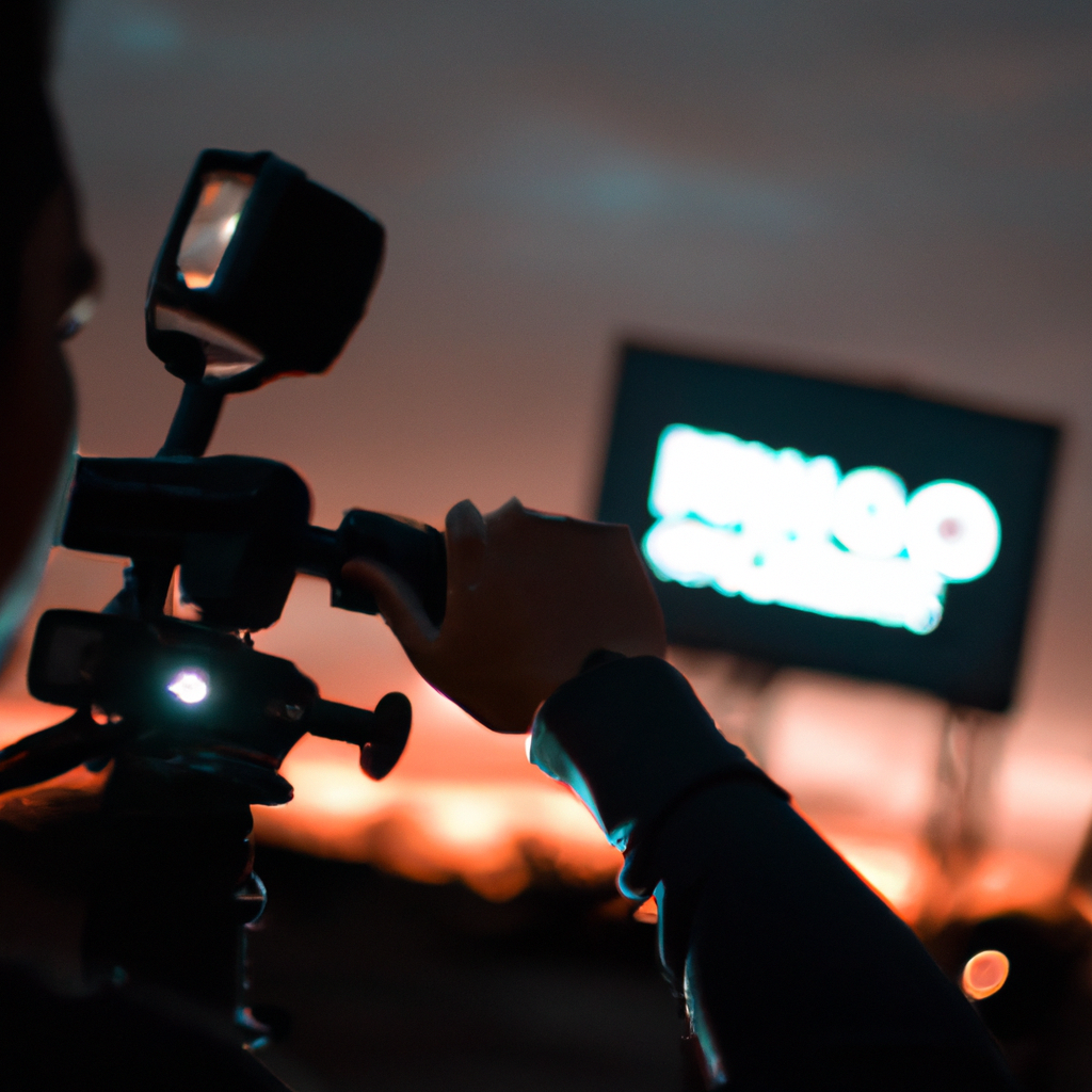 Diseña una imagen sobre el video marketing Producción audiovisual